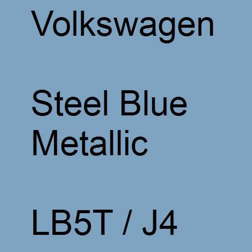 Volkswagen, Steel Blue Metallic, LB5T / J4.